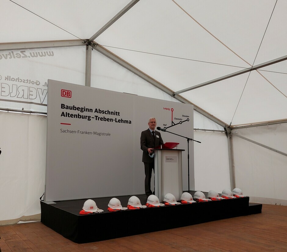 Feierlicher Baubeginn in Altenburg, Michael Flore
