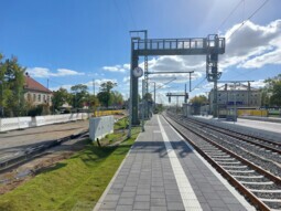 Neue Bahnsteige im Bahnhof Neukieritzsch
