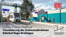  Visualisierung der Umbaumaßnahmen Bahnhof Regis-Breitingen