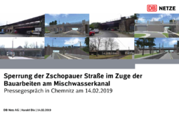 Präsentation Bauarbeiten Zschopauer Straße – Pressegespräch 14.2.2019 