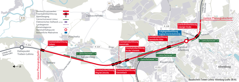 Bauabschnitt Treben-Lehma – Altenburg