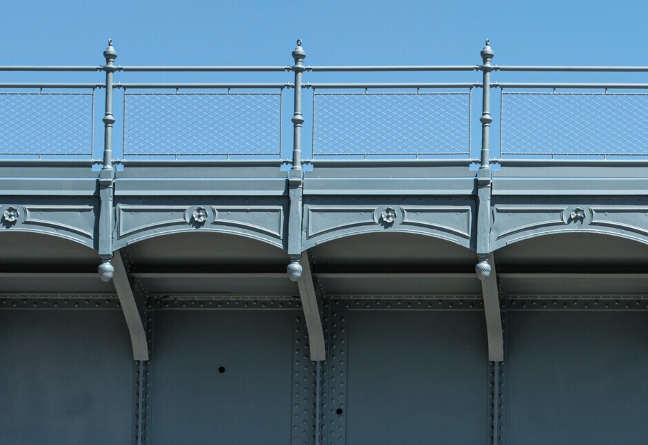 Detailaufnahmen des Chemnitzer Viadukts