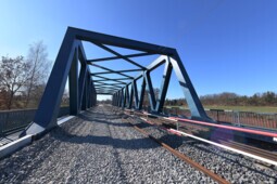 Neue Eisenbahnüberführung Pleiße Flur Gosel