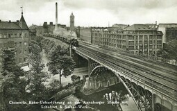 Chemnitzer Viadukt, Postkarte 1910