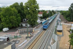 Verkehrsstation Regis-Breitingen mit neuer Personenunterführung