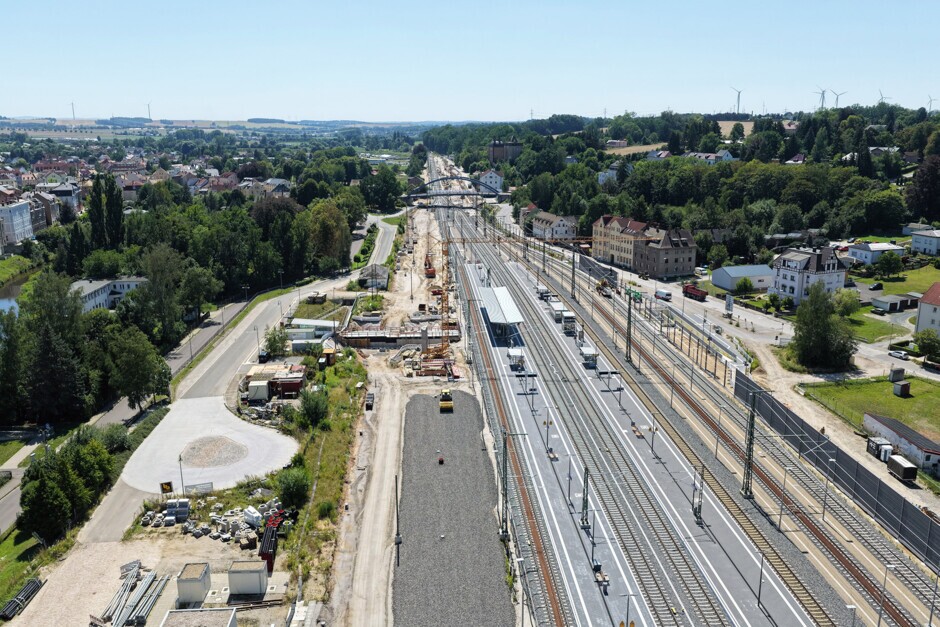 Bahnhof Gößnitz Juli 2026