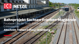 Informationstafeln zum Baubeginn Abschnitt Treben-Lehma – Altenburg
